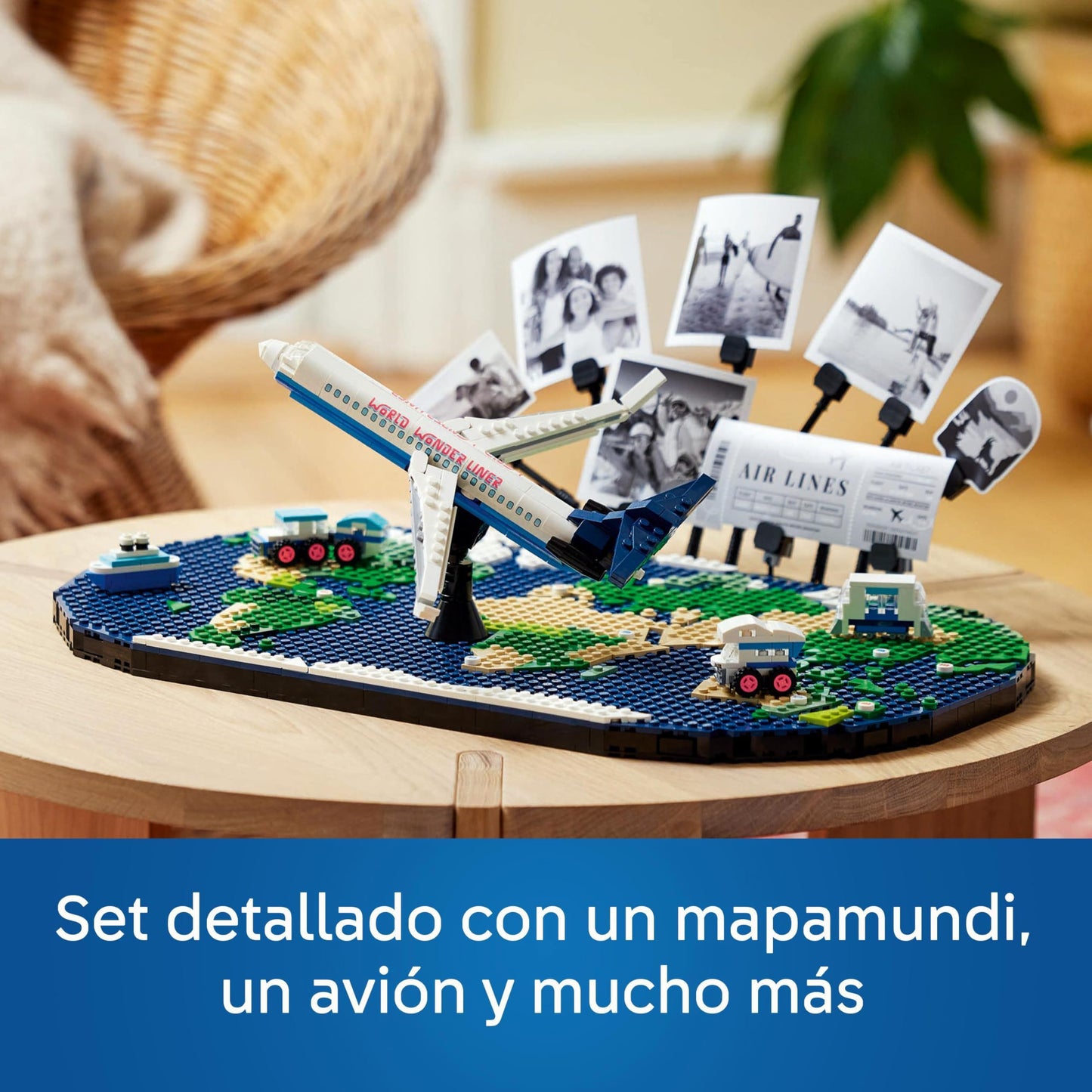 Momentos de Viaje LEGO – Construid juntos un mapamundi lleno de recuerdos