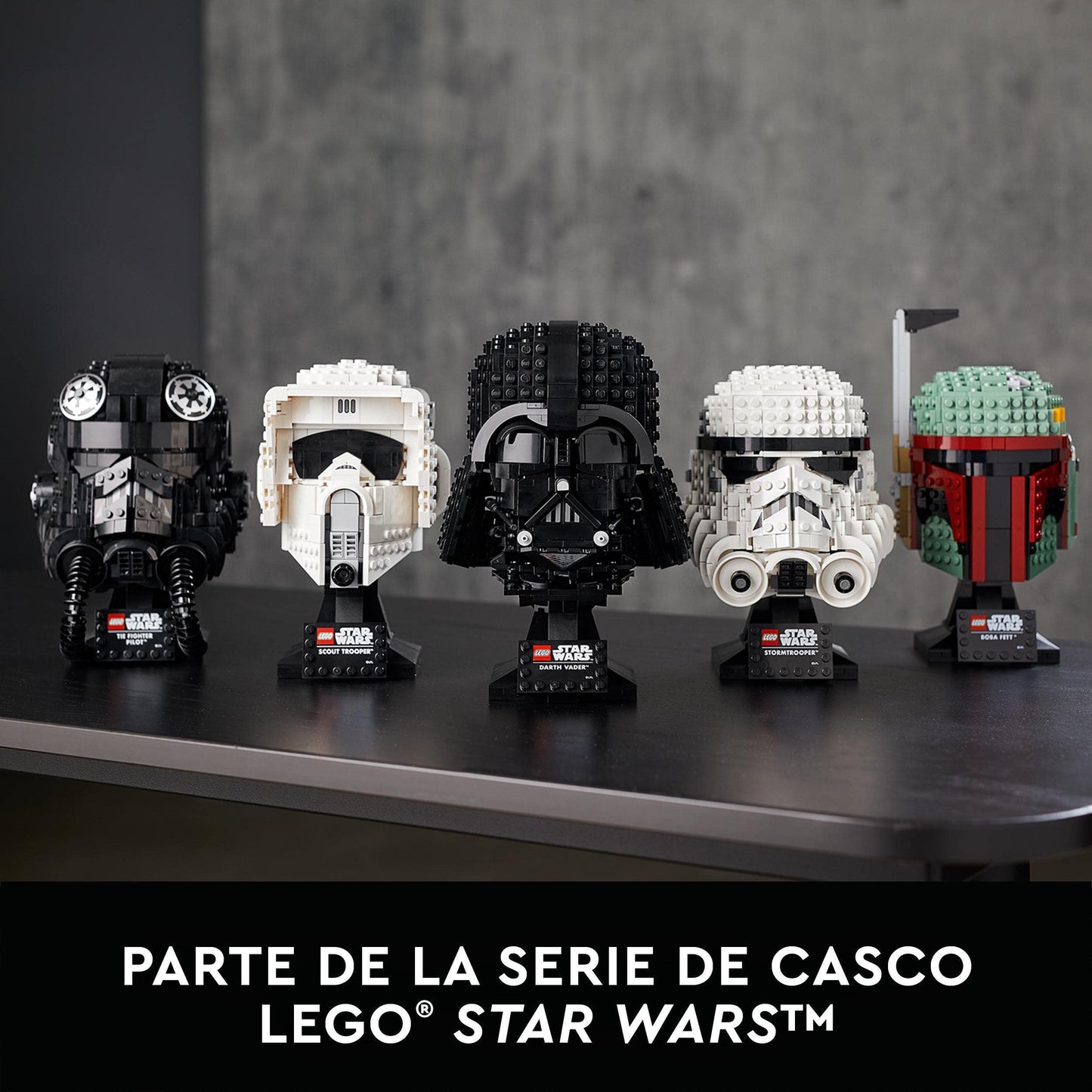 Casco Darth Vader LEGO – El lado oscuro, pieza a pieza