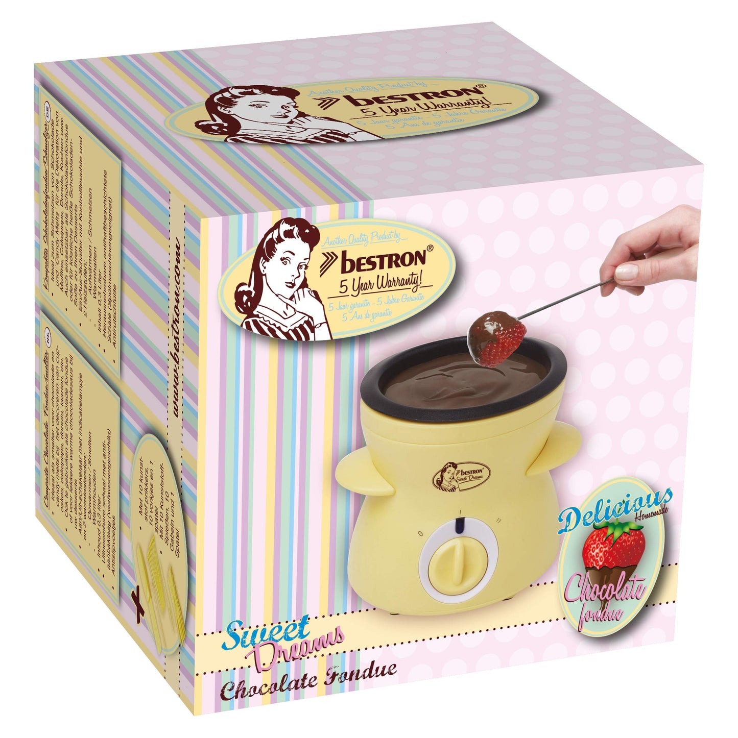 Fondue mini – Chocolate derretido para dos corazones
