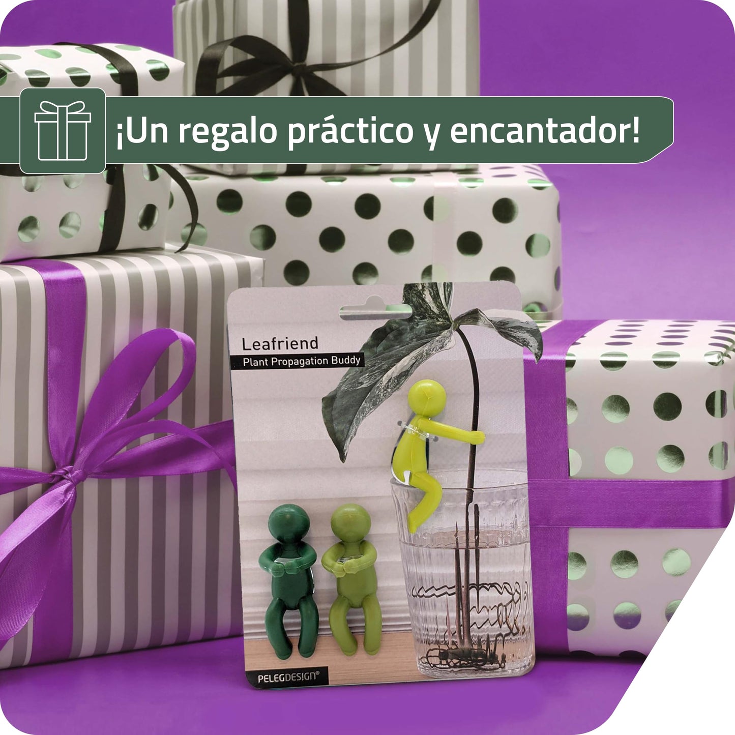 Leafriend – Soporte para brotes con forma de hoja