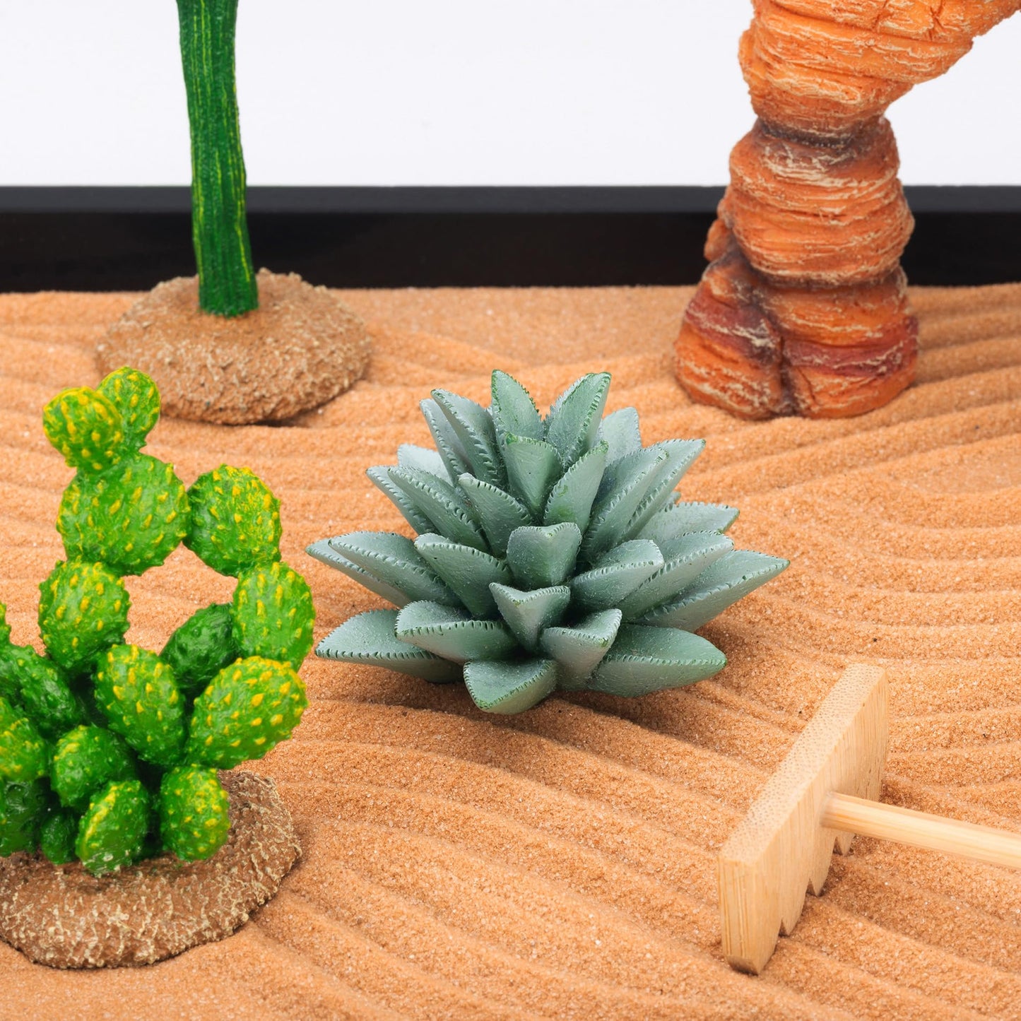 Jardín zen del desierto – Relajación en miniatura
