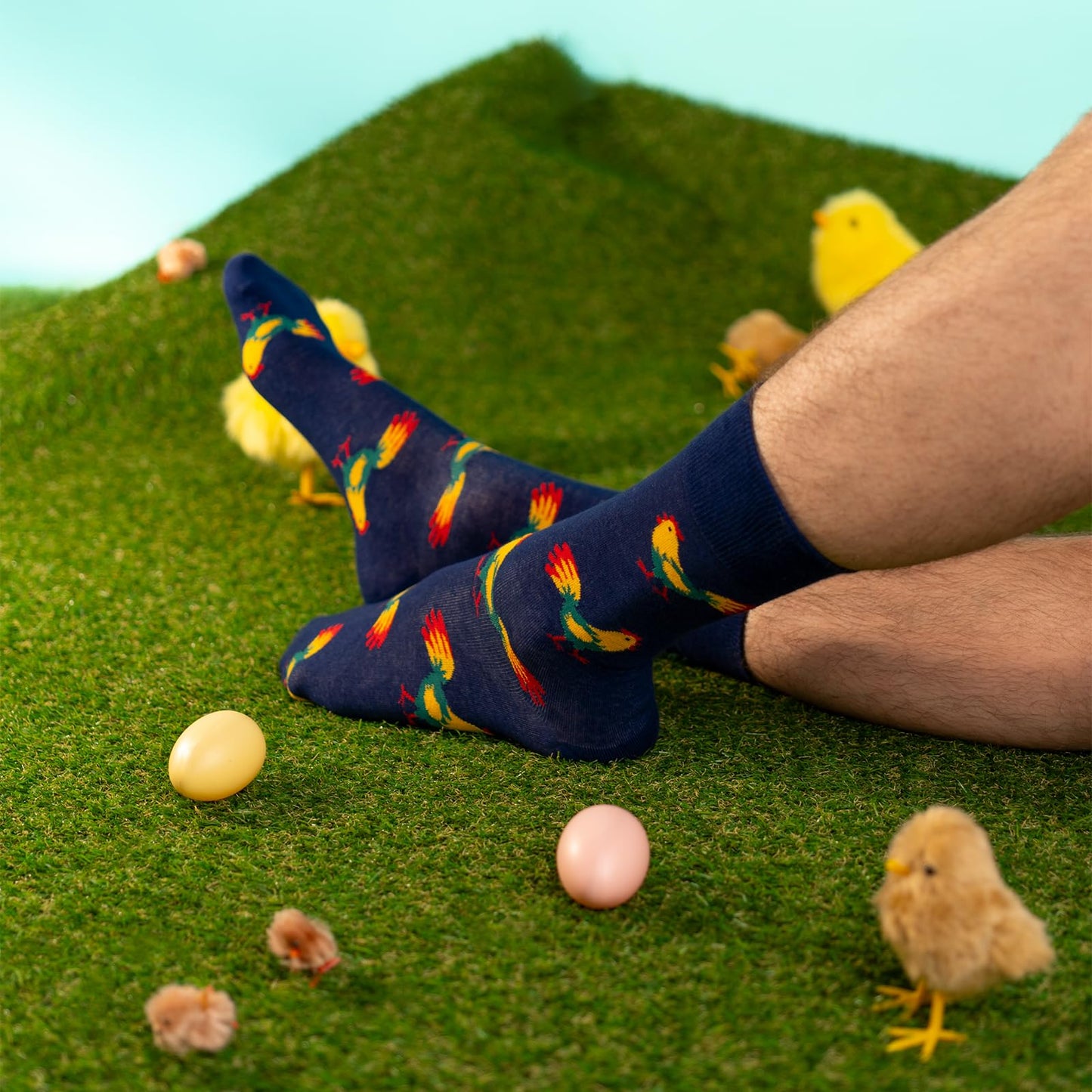 Calcetines media docena huevos de Pascua – Sorpresas suaves en caja de huevos