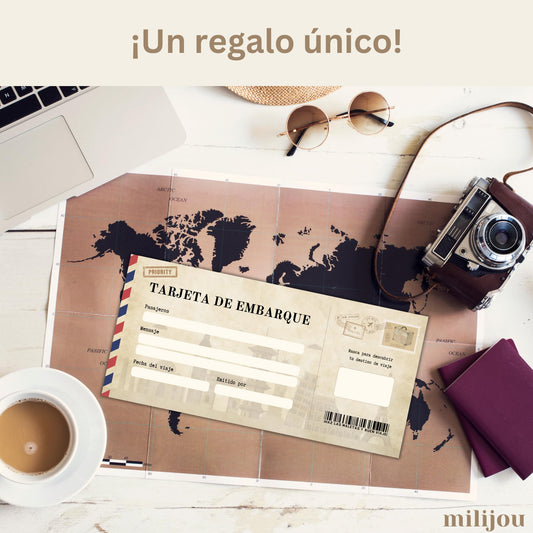 Tarjeta rasca viaje sorpresa – Para escapadas en pareja