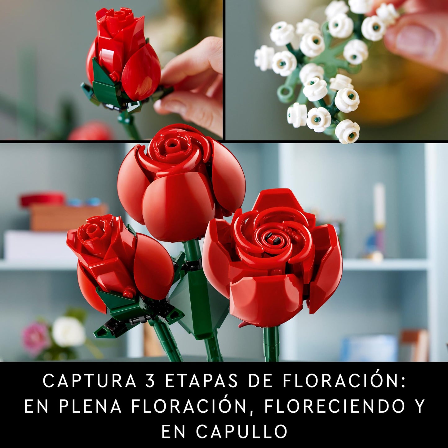 LEGO Botanical Rosas – Un jardín eterno en tus manos