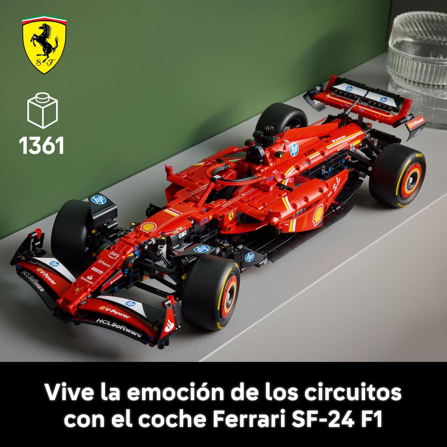 LEGO Ferrari SF-24 – Coche F1 en versión Technic