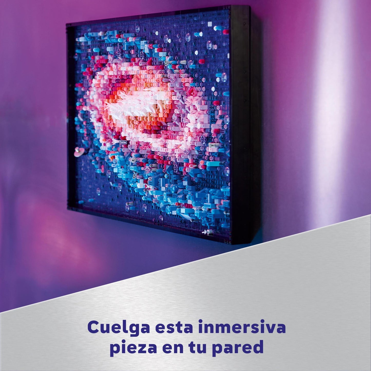 LEGO Galaxia Vía Láctea – Una obra de arte que brilla en tu pared