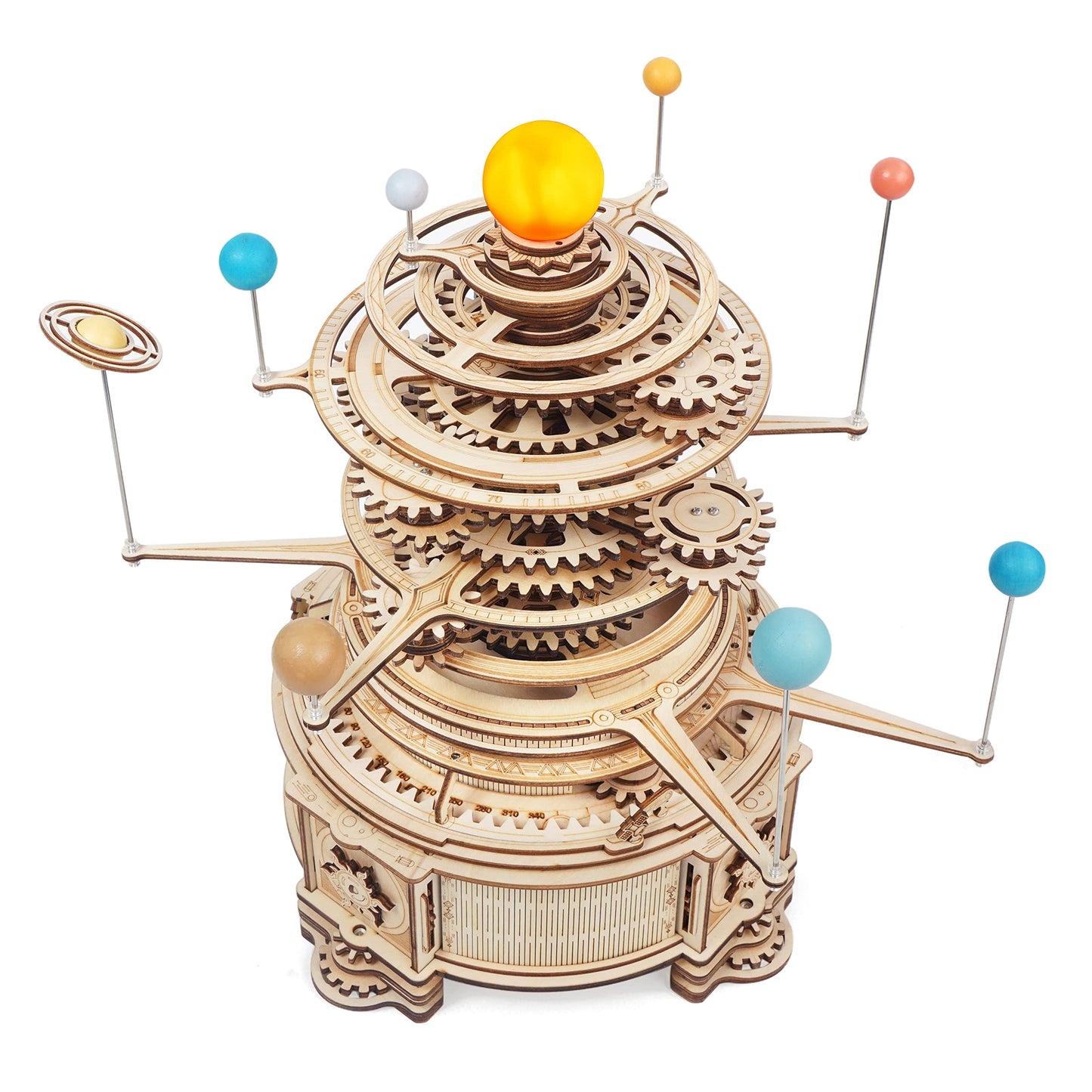 Maqueta Sistema solar – Puzzle mecánico con movimiento planetario