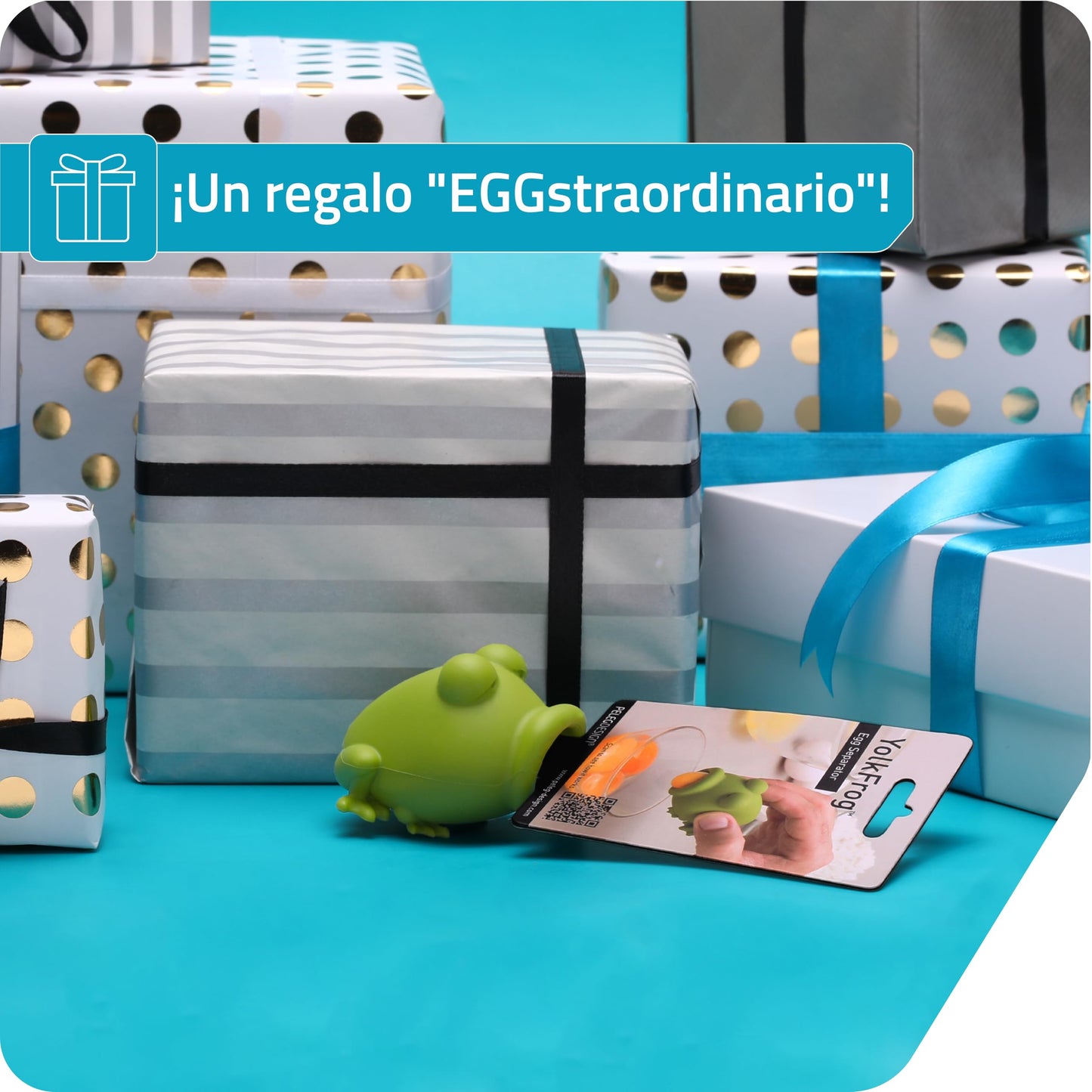 Separador YolkFrog – La rana que separa la yema con gracia