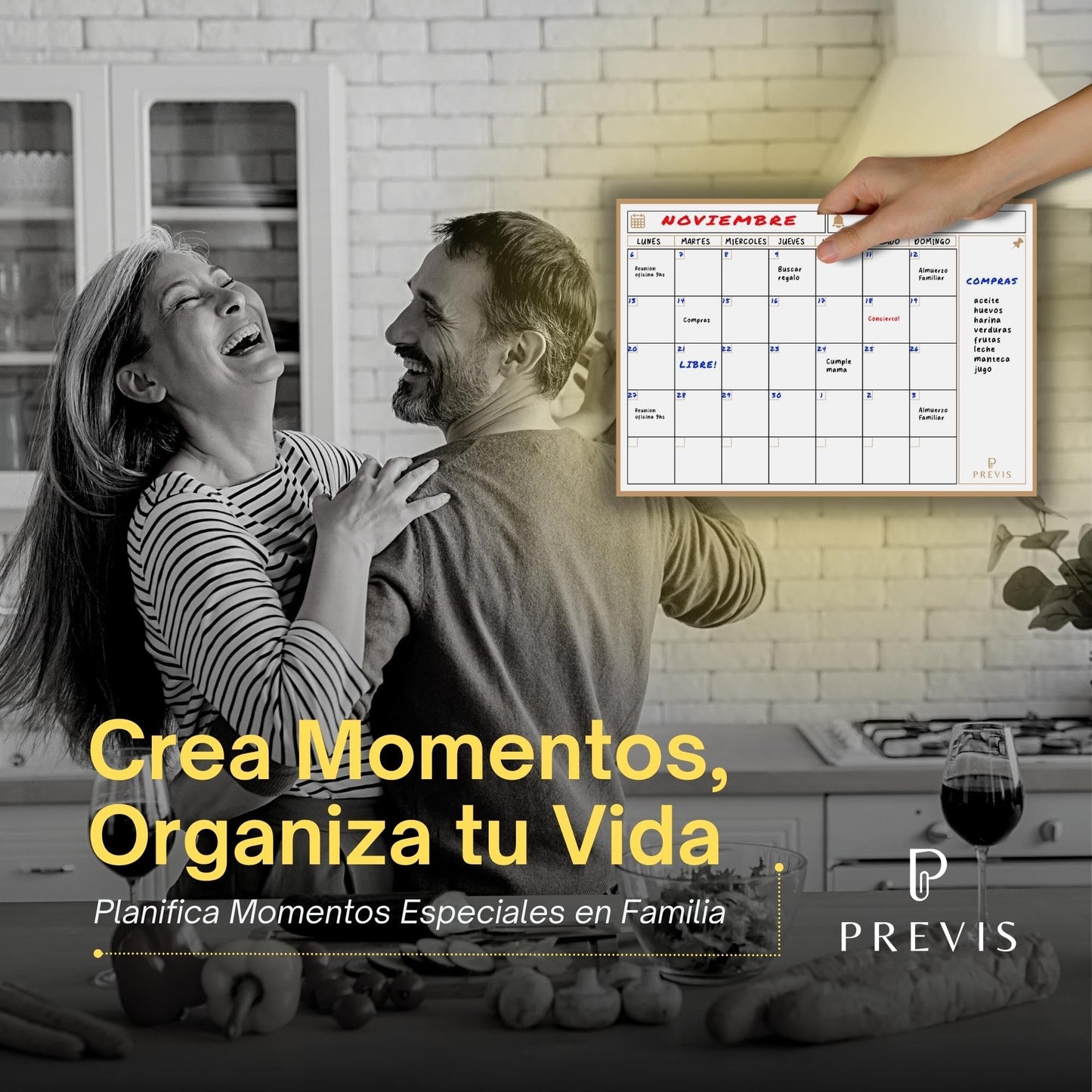 Calendario magnรฉtico โ Organiza tu semana en la nevera