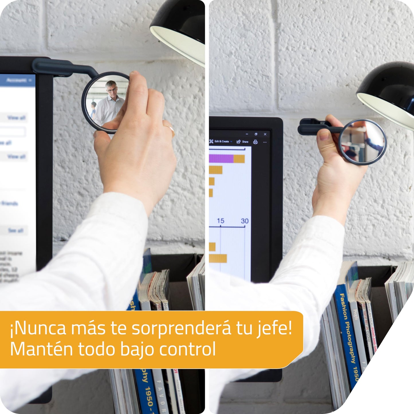 Retrovisor Watch-It – Espejo clip multifunción