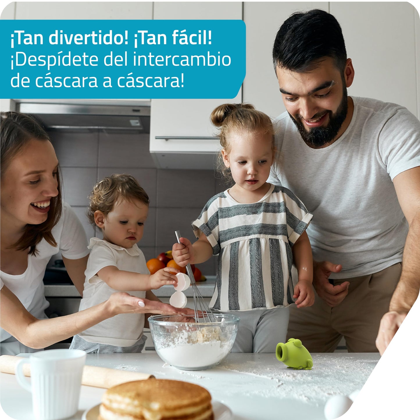 Separador YolkFrog – La rana que separa la yema con gracia