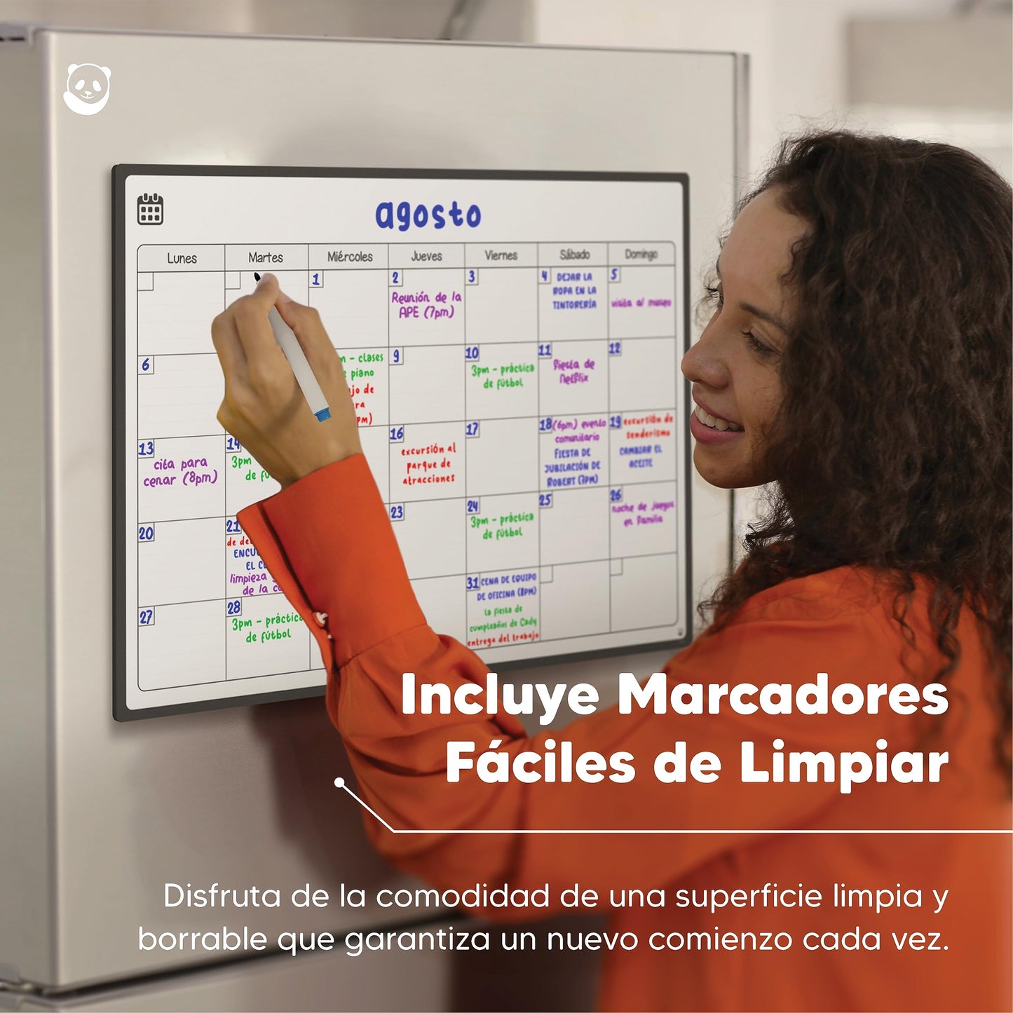 Calendario magnético – Fechas claras, cabeza ordenada