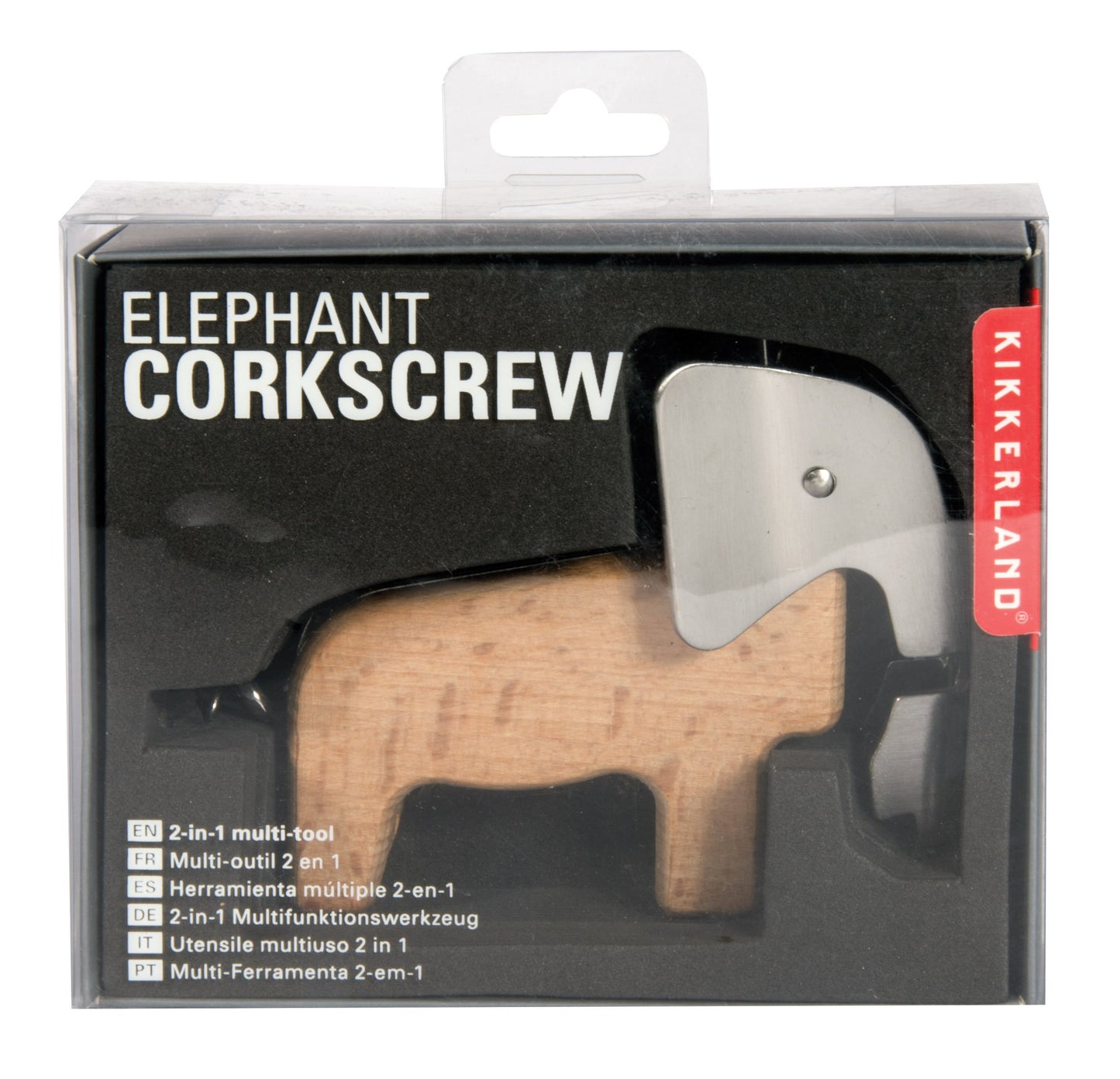 Sacacorchos elefante – Madera, forma y función animal