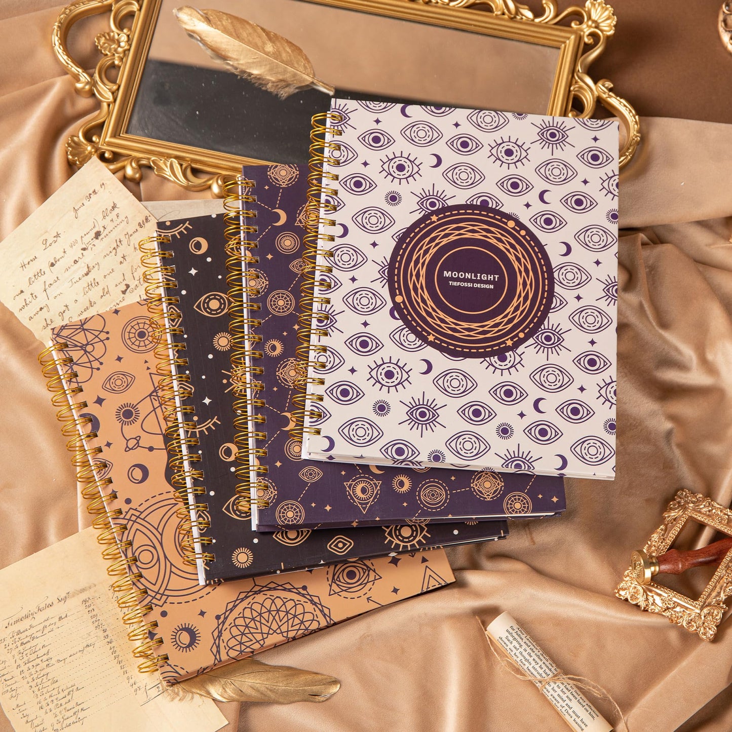 Cuaderno “Moonlight” ojos y lunas – Anota lo que el universo te susurra