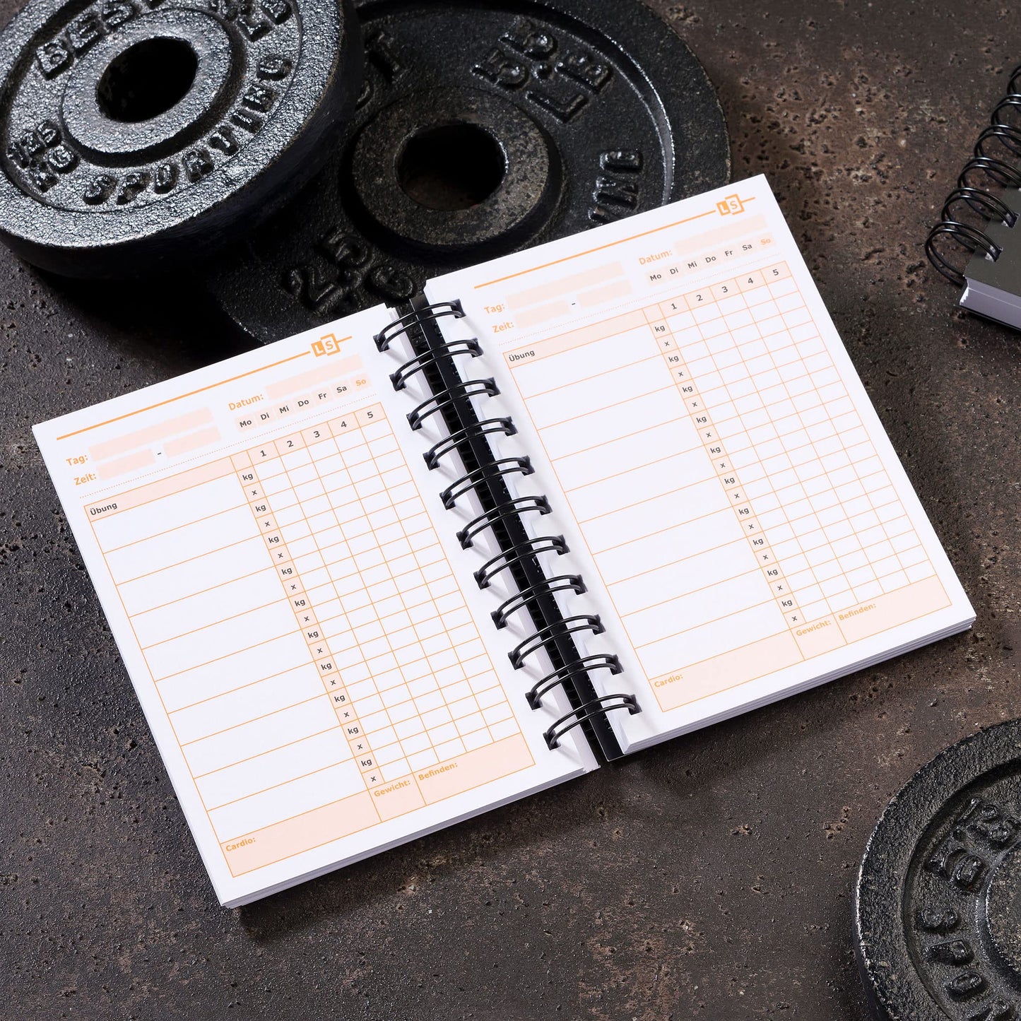 Diario de entrenamiento fitness – Escribe y supera tus marcas