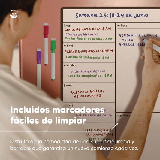 Planner de comidas para nevera – ¡Cocina organizada, vida feliz!