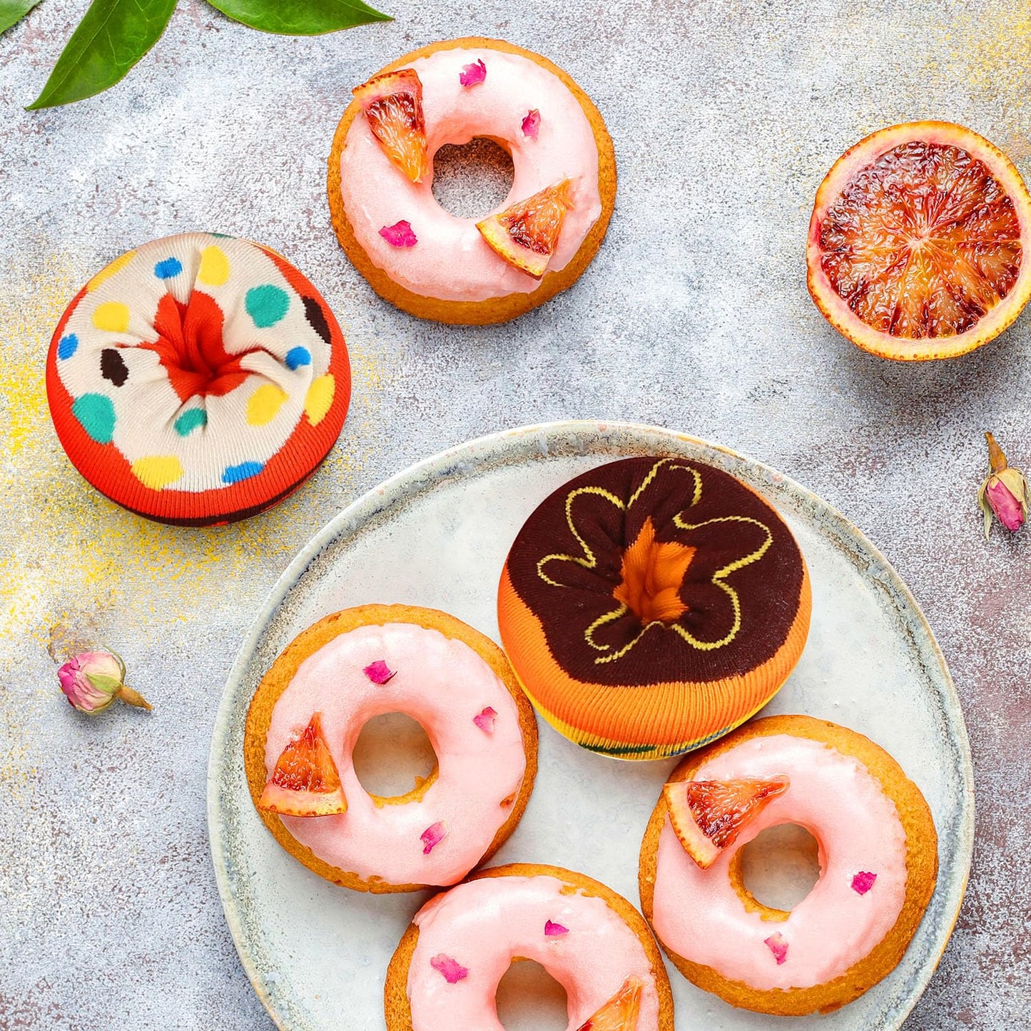 Calcetines donuts – Dulce en los pies, azúcar en el alma