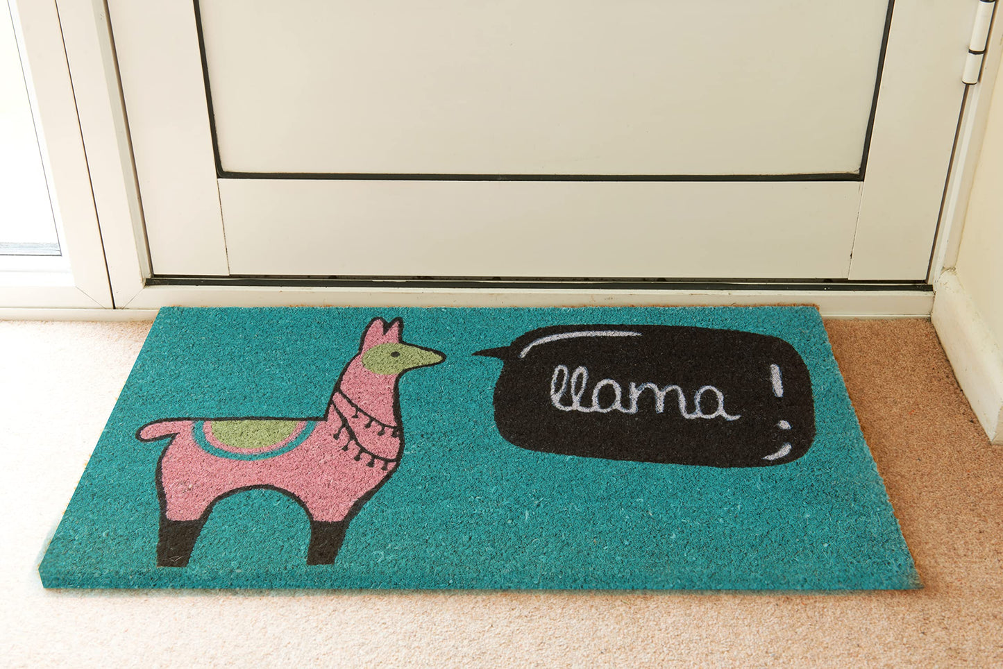 Felpudo llama! – Entrada que "llama" la atención