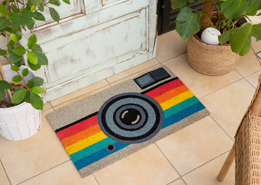 Felpudo cámara – Entrada con instantáneas de color