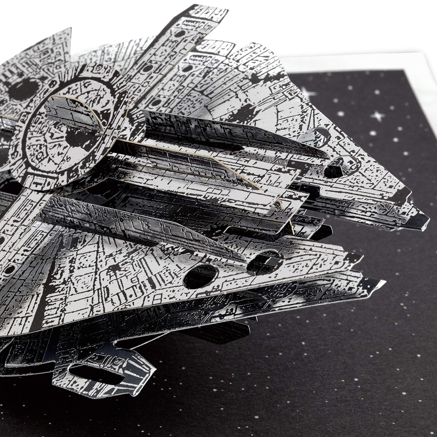 Tarjeta 3D Star Wars – Que la fuerza te celebre