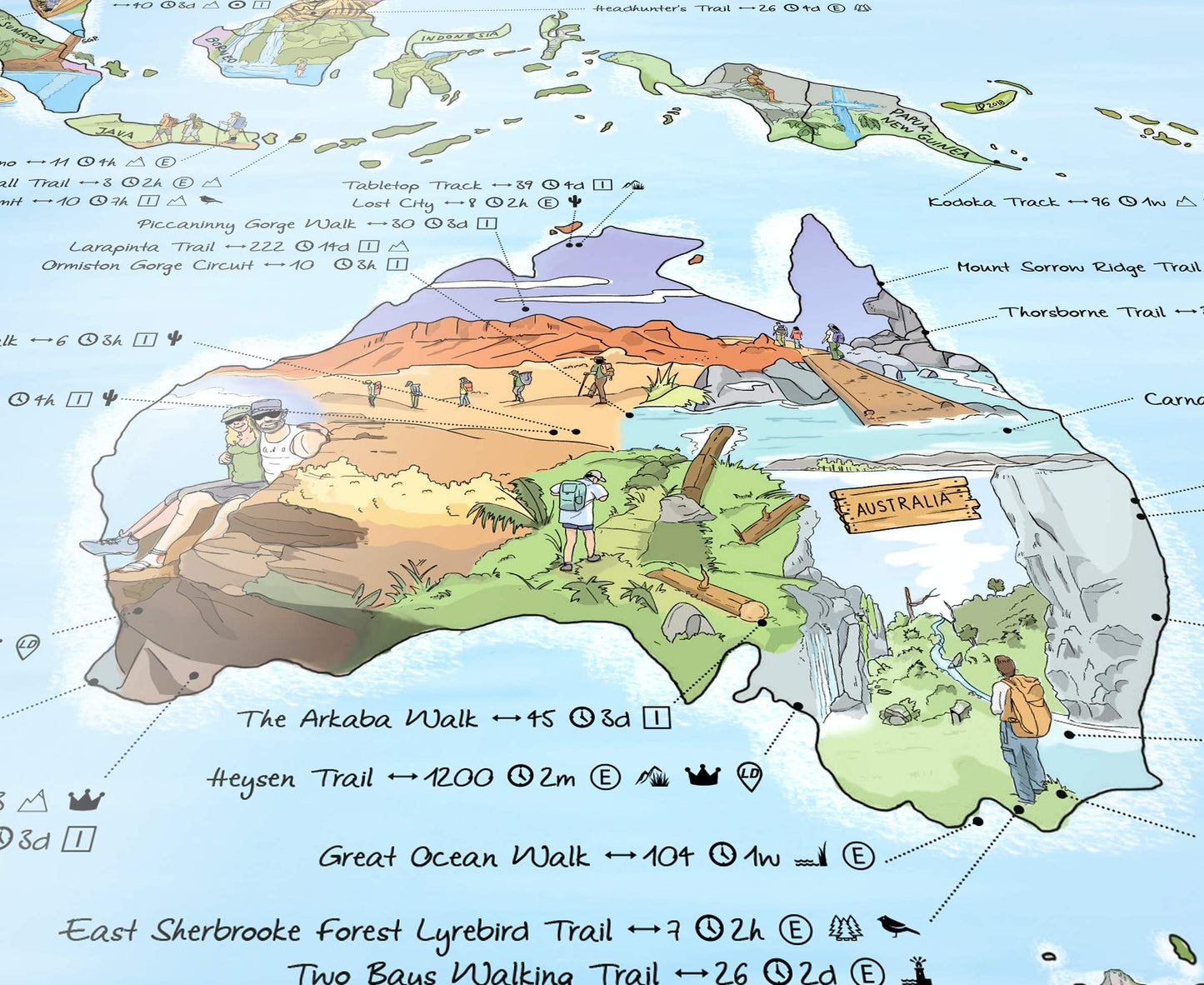 Mapa de senderismo – Rutas que inspiran aventuras