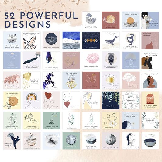 Tarjetas de afirmación – 52 frases para levantar el día