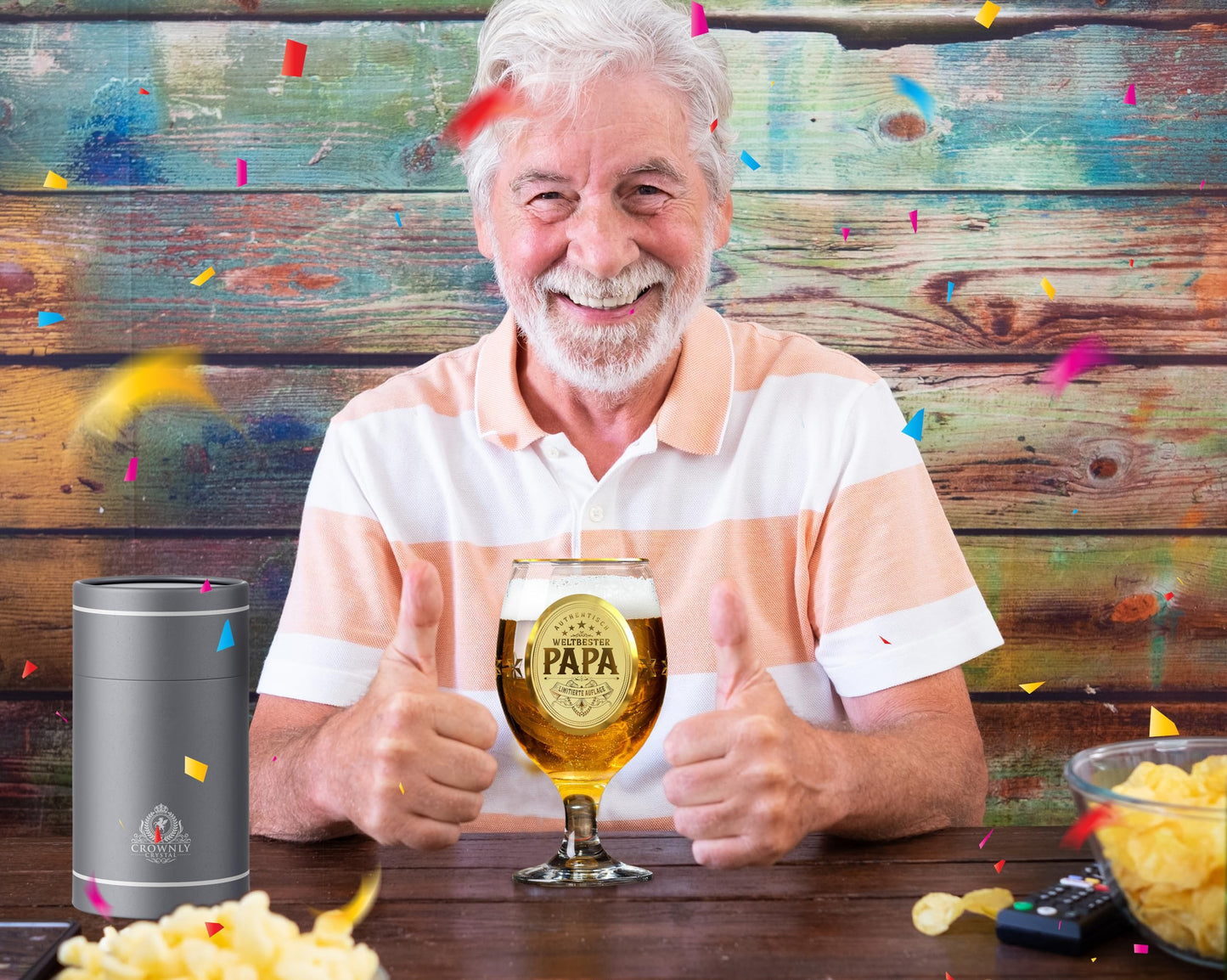 Vaso papá grabado – Para brindar por quien te enseñó a brindar