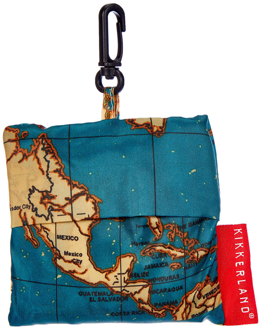 Bolsa con mapa – Viajes, lona y ganas de aventura