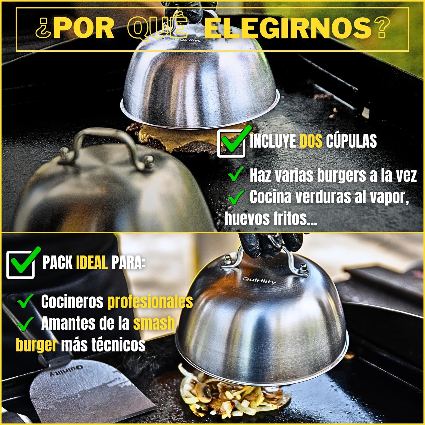 Smash it– Kit profesional para hamburguesas perfectas