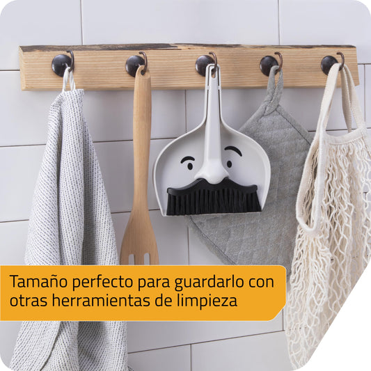 Dustache – Recogedor con bigote y actitud