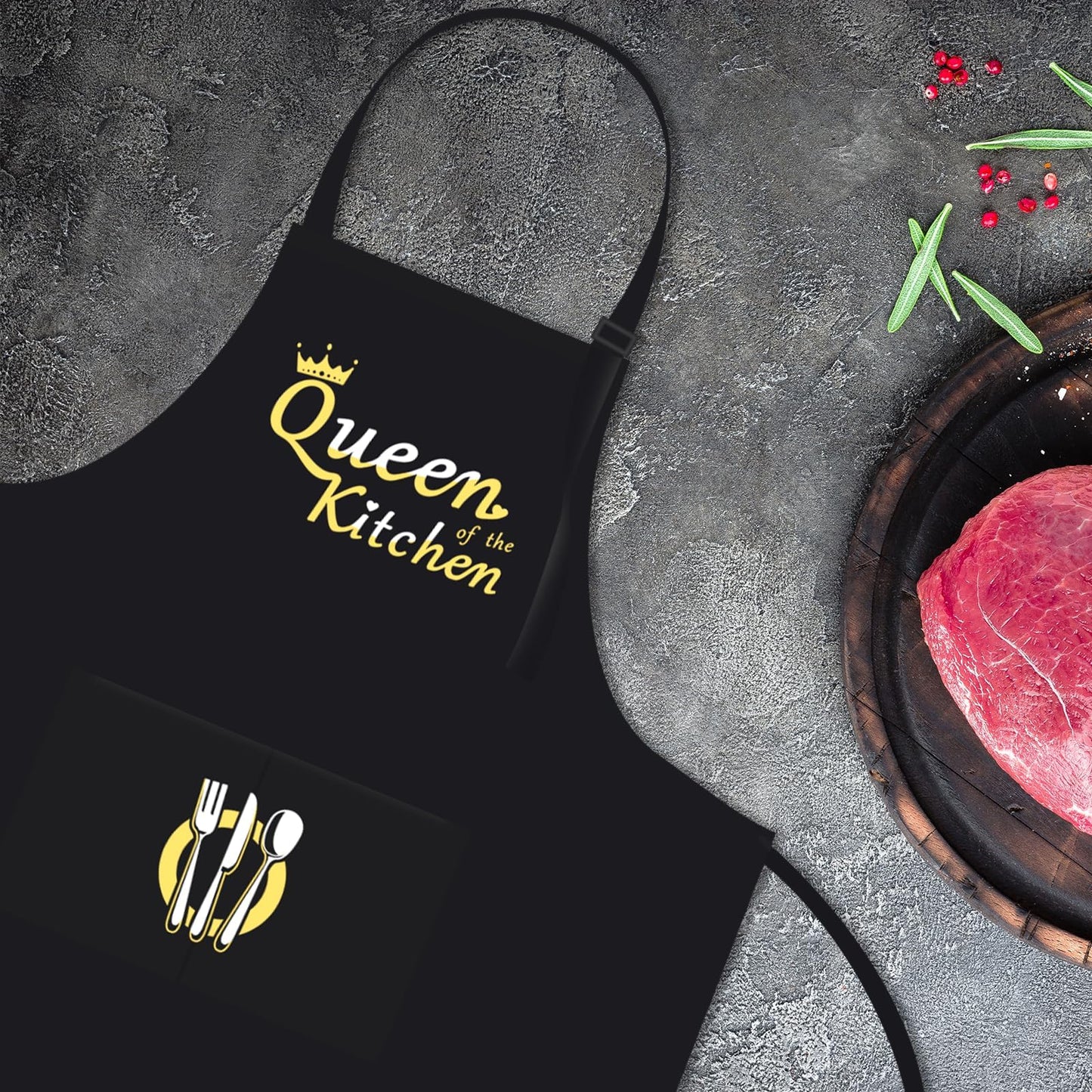 Delantal Queen of the Kitchen – Para la reina indiscutible de los fogones