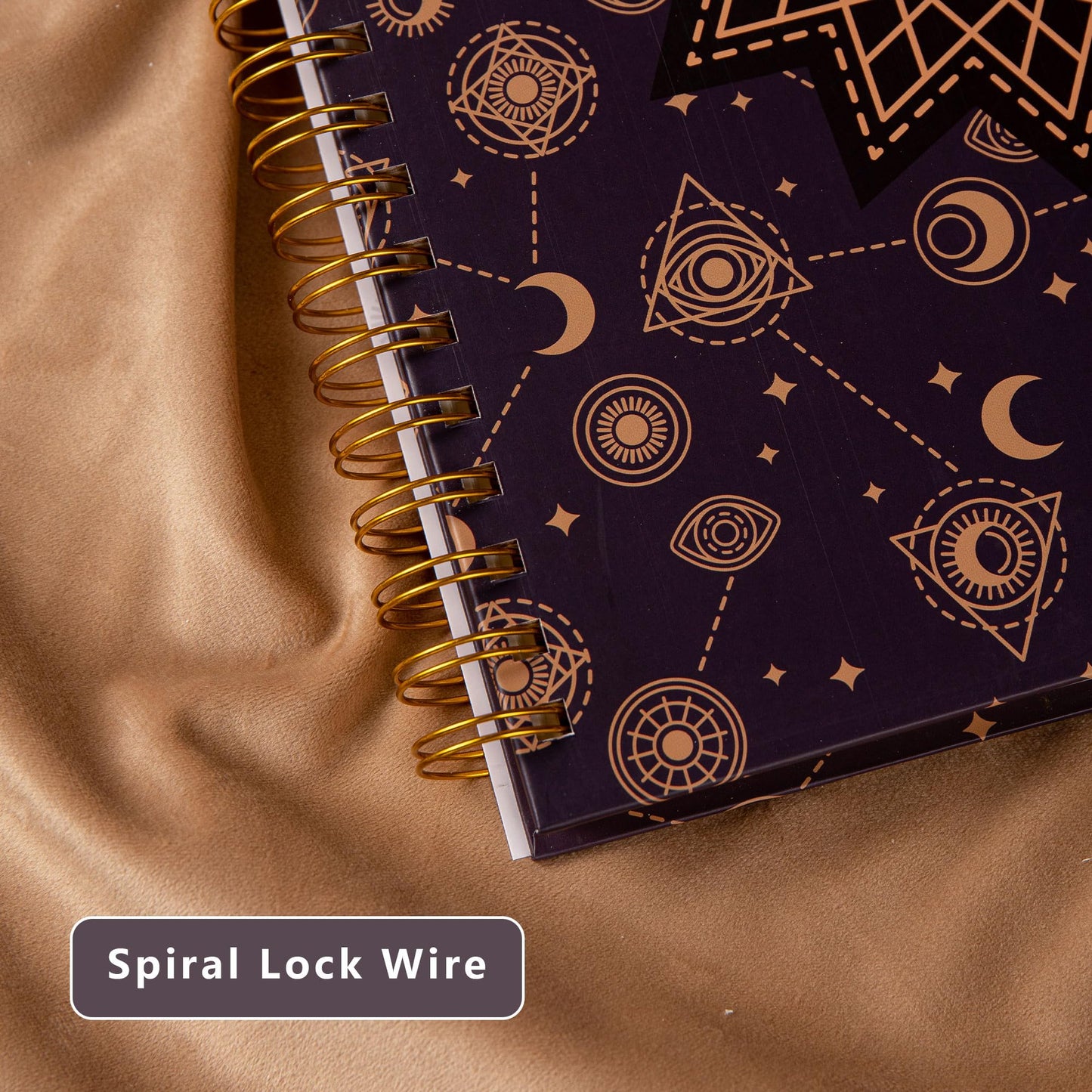 Libreta espiral mística – Donde el universo guía tus notas