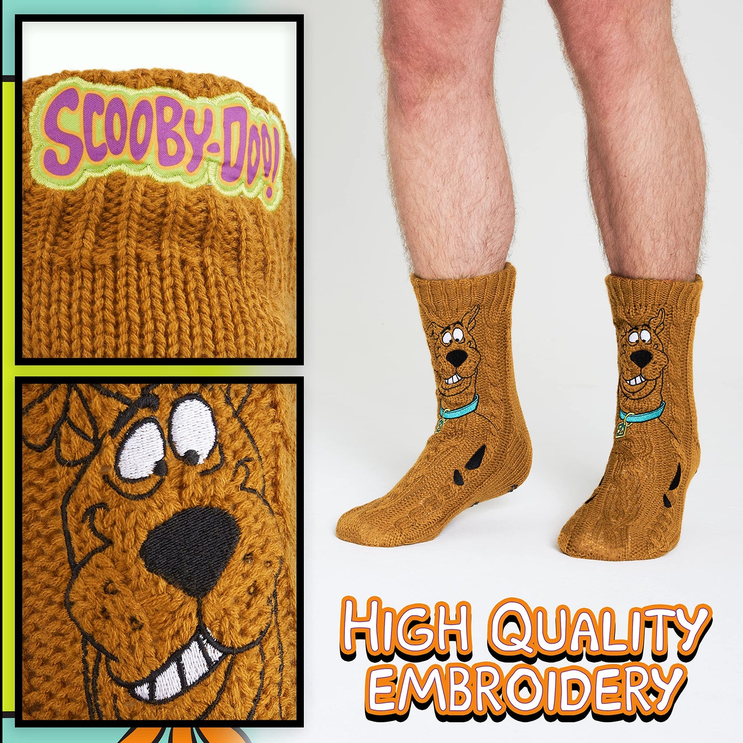 Calcetines Scooby-Doo – Antideslizantes con toque nostálgico