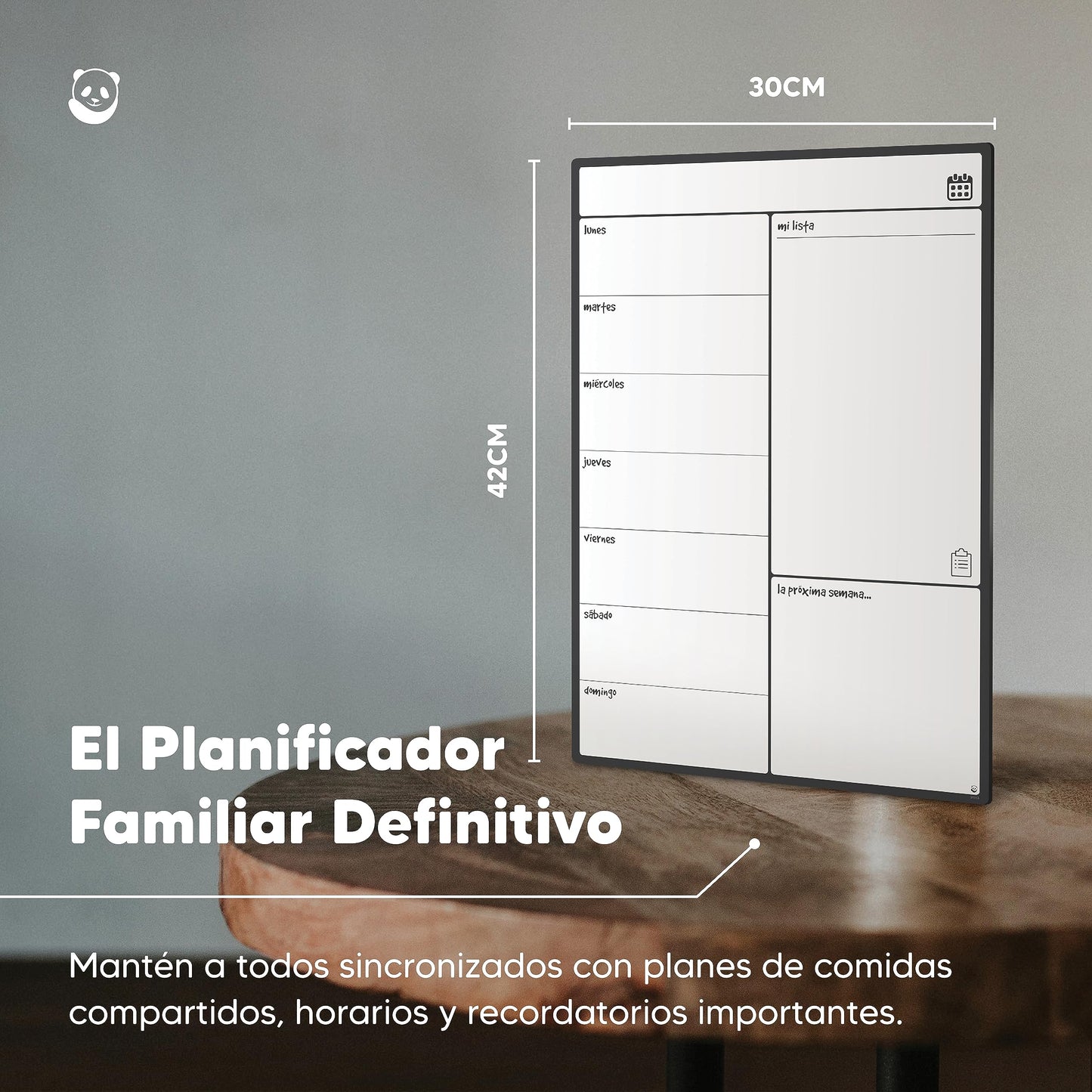 Planner de comidas para nevera – ¡Cocina organizada, vida feliz!