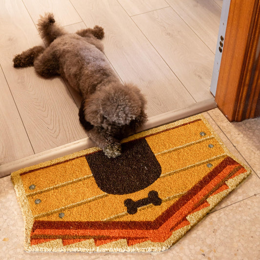 Felpudo casa de perro – Aquí vive un perro feliz