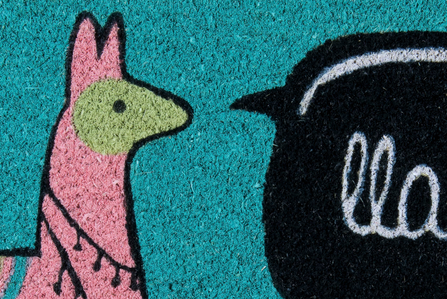 Felpudo llama! – Entrada que "llama" la atención
