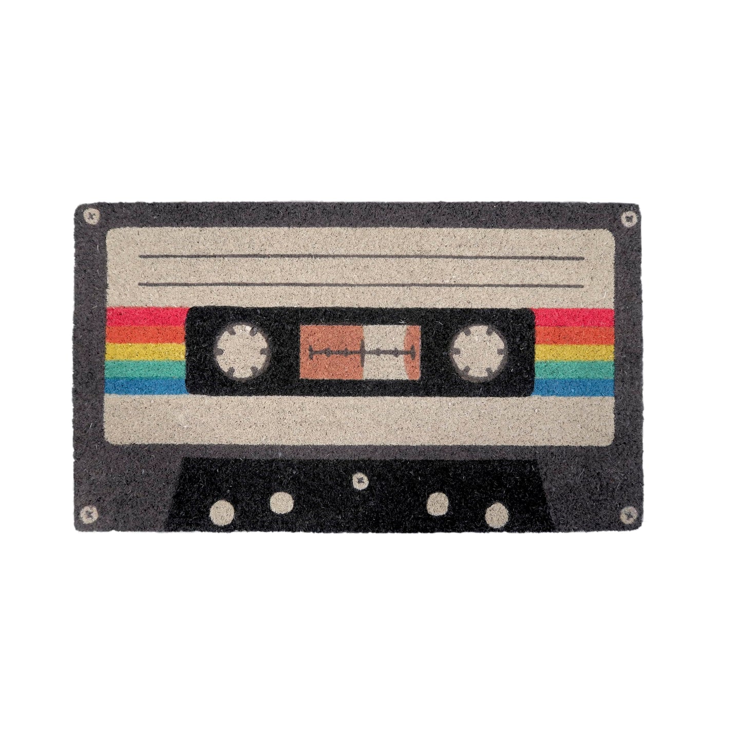 Felpudo cassette – Entrada con ritmo retro