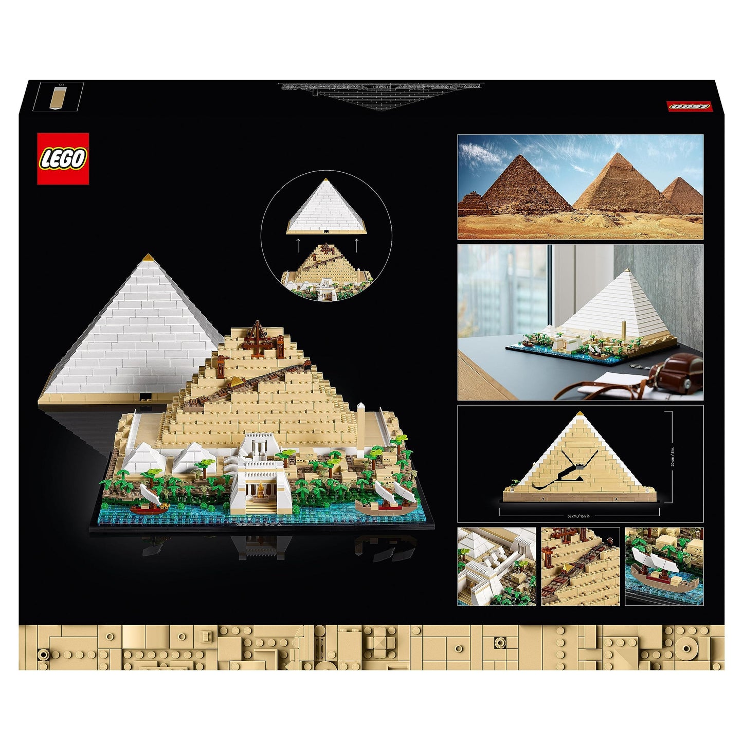 LEGO Gran Pirámide de Giza – Egipto en piezas para montar