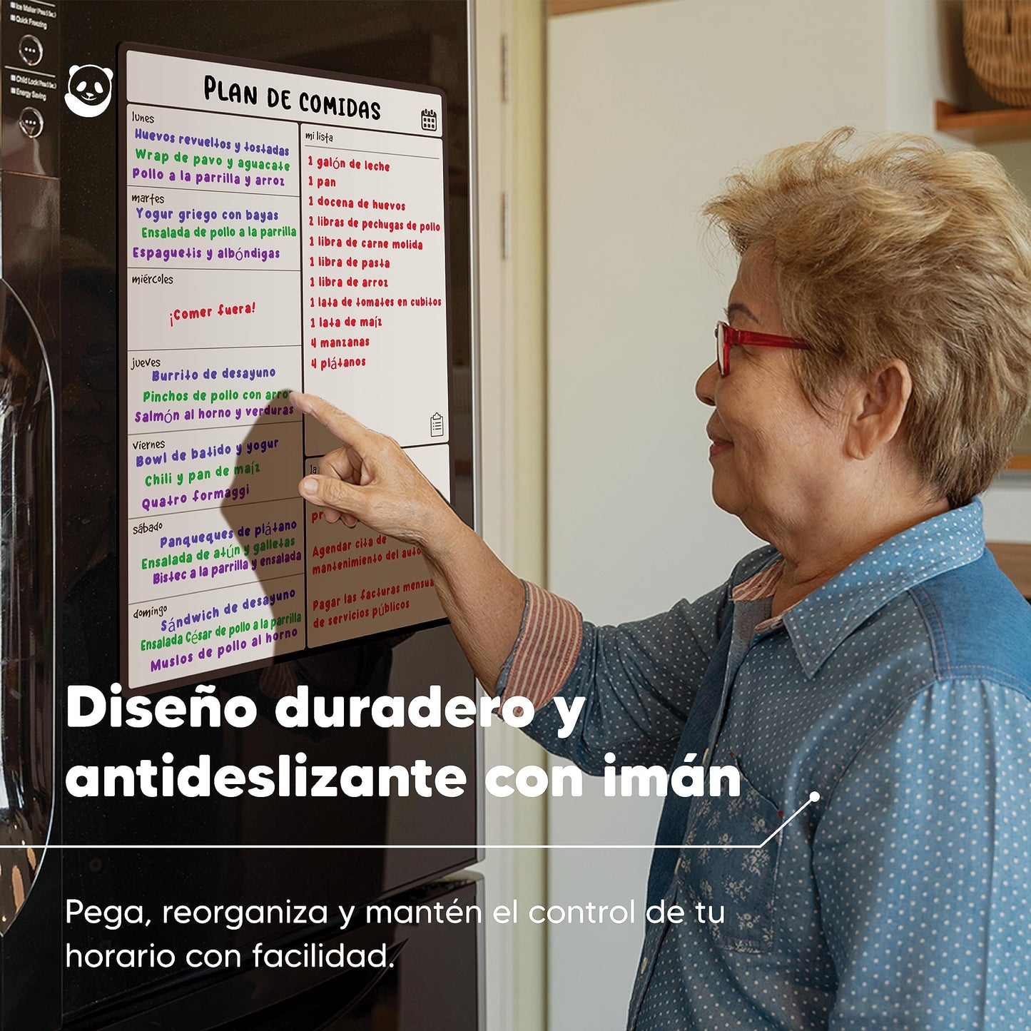 Planner de comidas para nevera – ¡Cocina organizada, vida feliz!