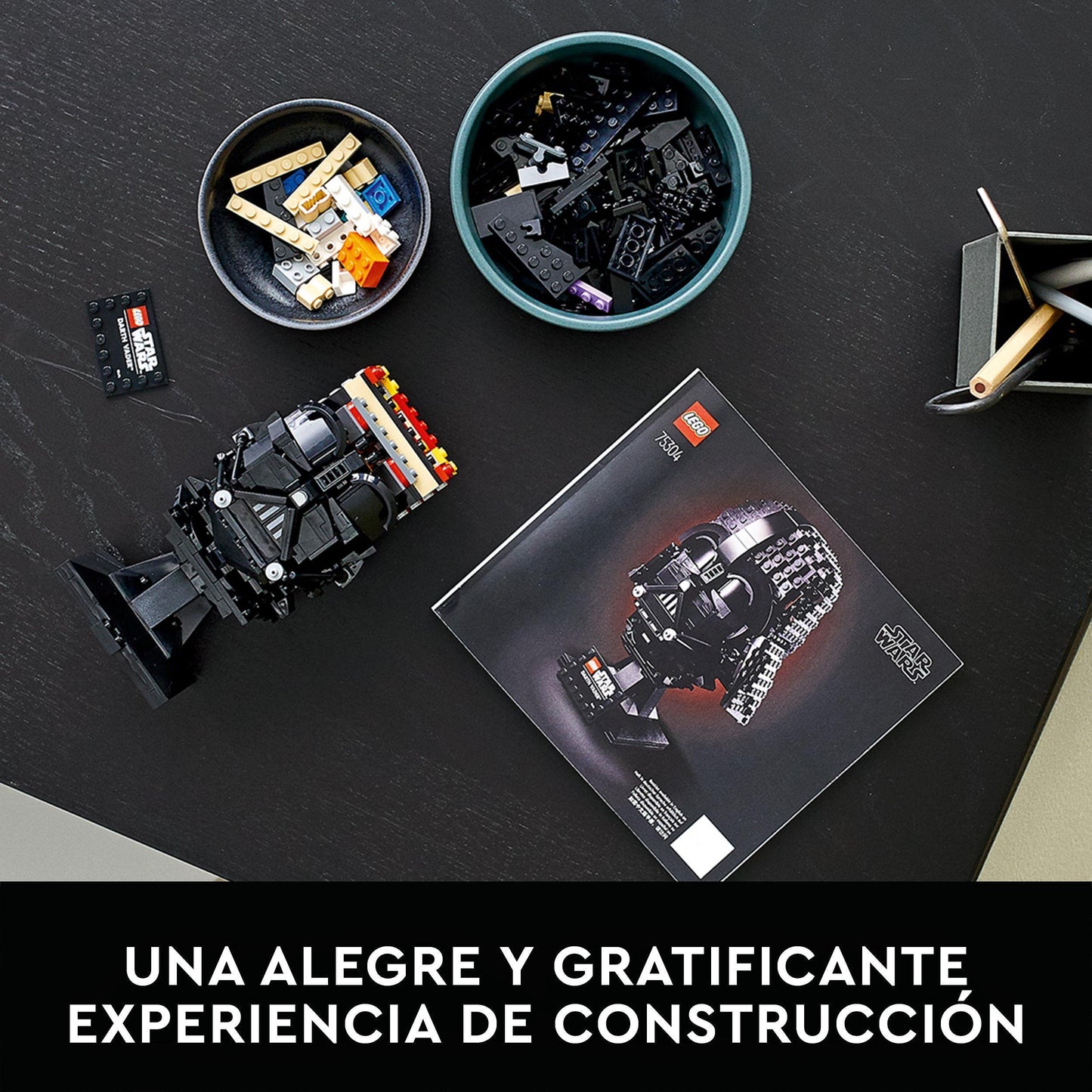 Casco Darth Vader LEGO – El lado oscuro, pieza a pieza