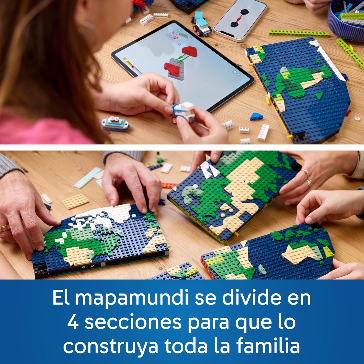 Momentos de Viaje LEGO – Construid juntos un mapamundi lleno de recuerdos