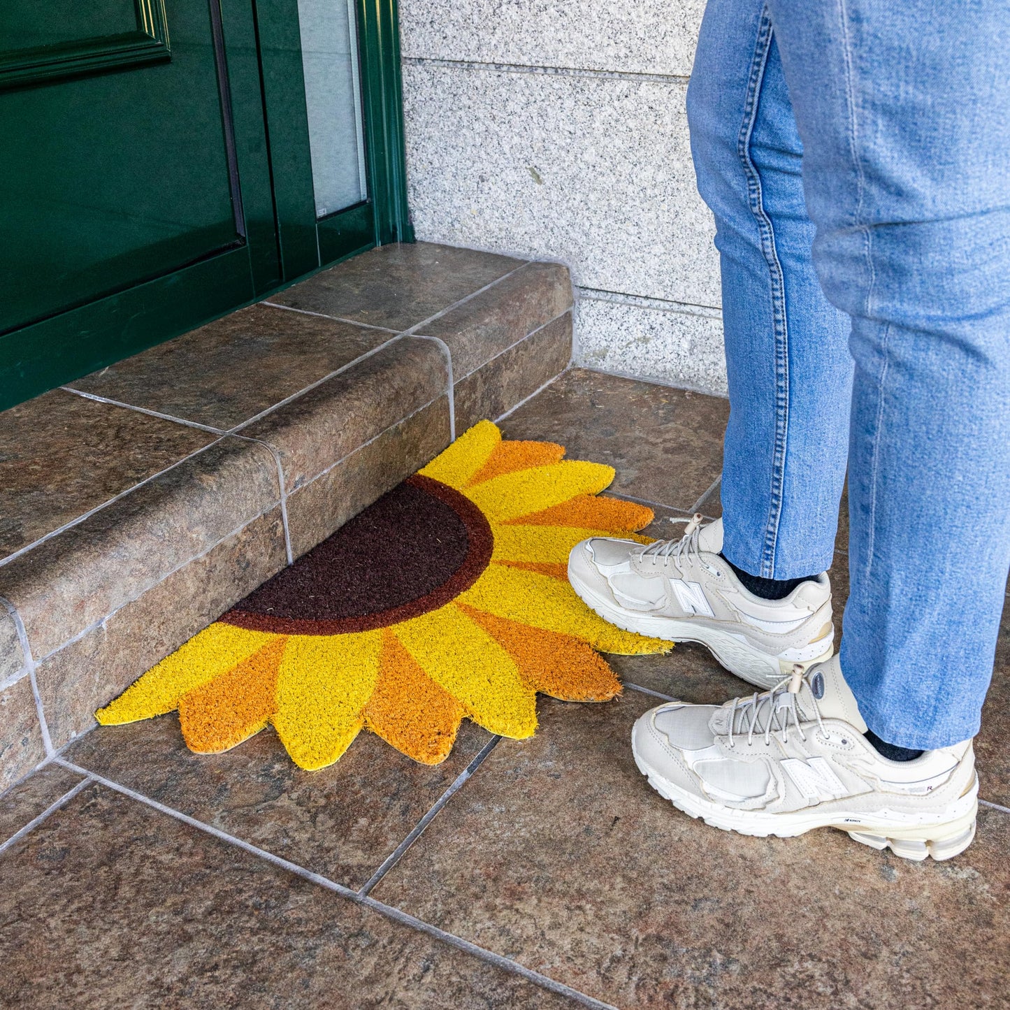 Felpudo girasol – Da la bienvenida con alegría