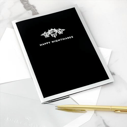 Tarjeta 3D Pesadilla antes de Navidad – La colina más icónica