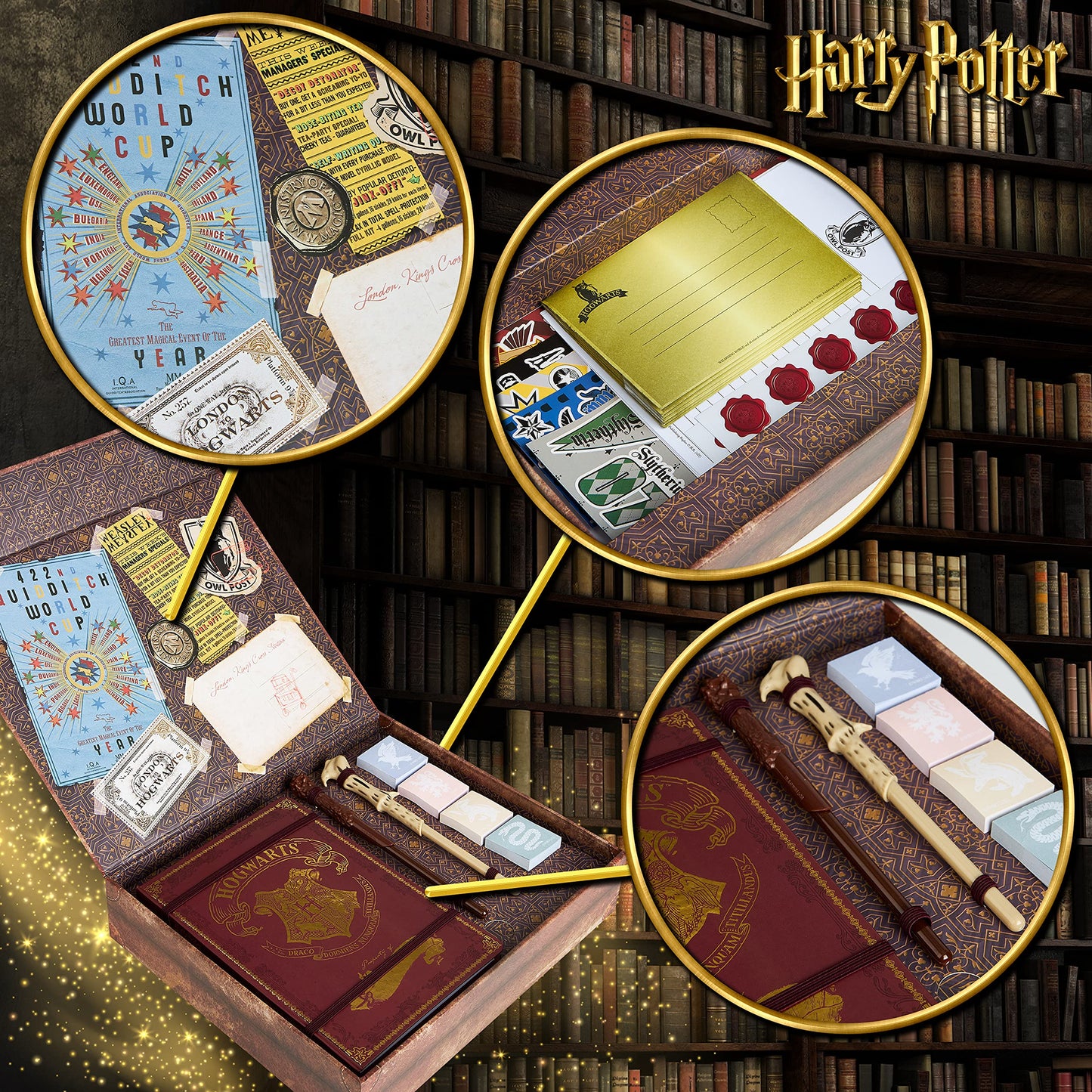 Caja de recuerdos de Harry Potter – Un tesoro para tu escritorio de Hogwarts