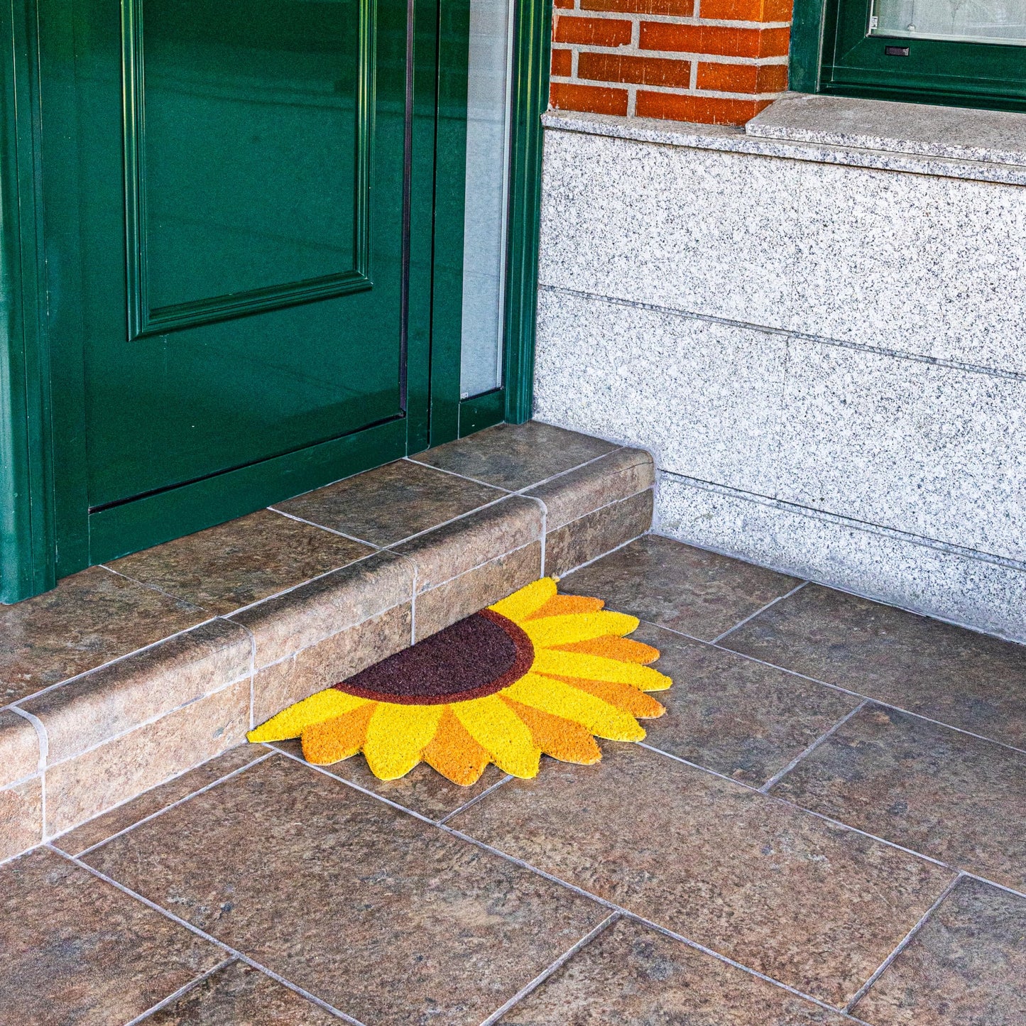 Felpudo girasol – Da la bienvenida con alegría