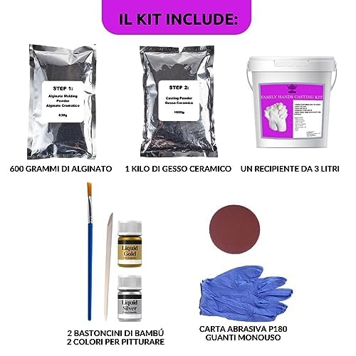 Kit de molde de manos – Amor que se esculpe para siempre