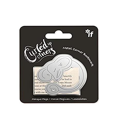 Marcapáginas metálico Quiet Mouse – Silencio y ternura entre páginas