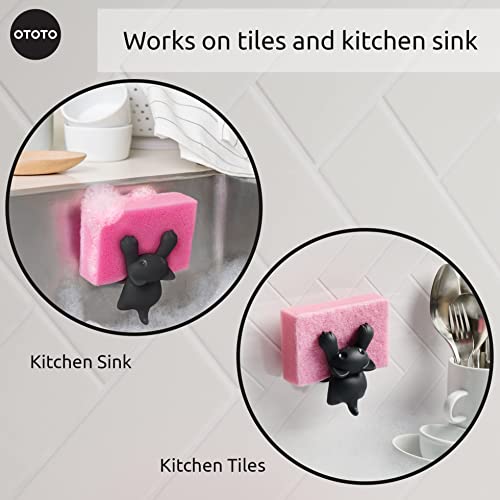 Soporte de esponja Scrubby – El gato que cuida tu fregadero