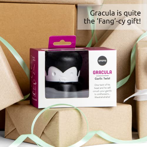 Triturador Gracula el Vampiro – Aplasta ajos con colmillos de diseño