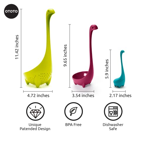 Set Familia Nessie – Tres monstruos míticos para tu cocina